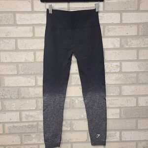 Gymshark Black Gray Ombre Leggings
